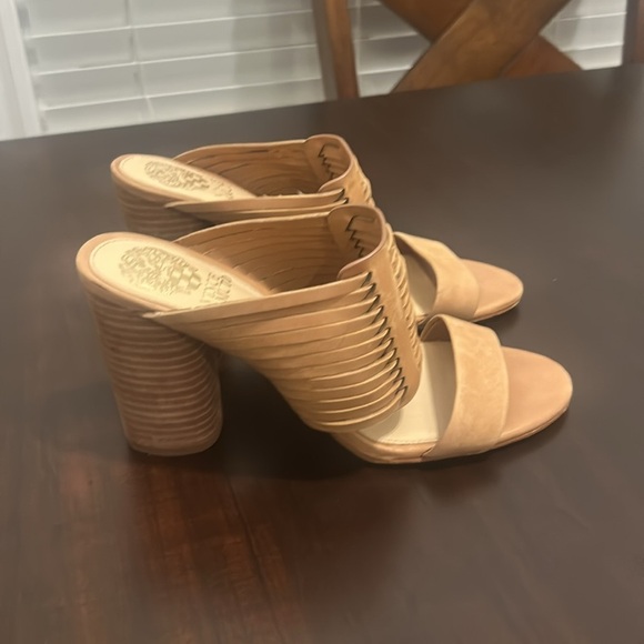 Vince Camuto Astar Leather Backless Sandal Mule Size 7.5 - Picture 15 of 15